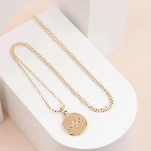 Gold XOX Necklace
