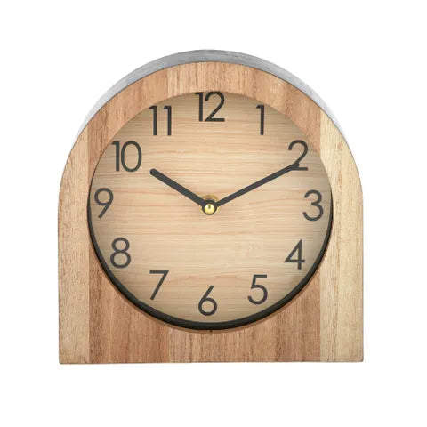 Carnaby Wood Desk Clock